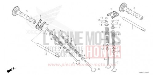 ARBRE A CAMES/SOUPAPE CB500FAT de 2026